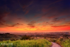 大古山夕景 by Ching