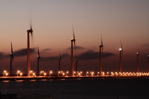 新手~高美溼地風車~練拍