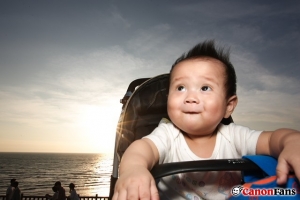 茶茶、周小弟南寮遊