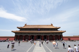 北京故宮與鳥巢