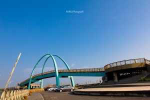 王功漁港之雲朵躲貓貓
