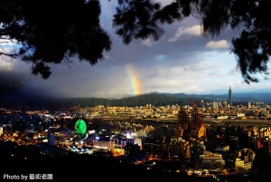 劍南山日夜景的另一種表現