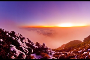 合歡雪景
