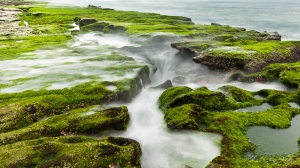 大清早的老梅石槽